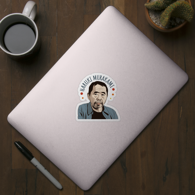 Haruki Murakami 村上 春樹 Retro Fan Art Design by DankFutura